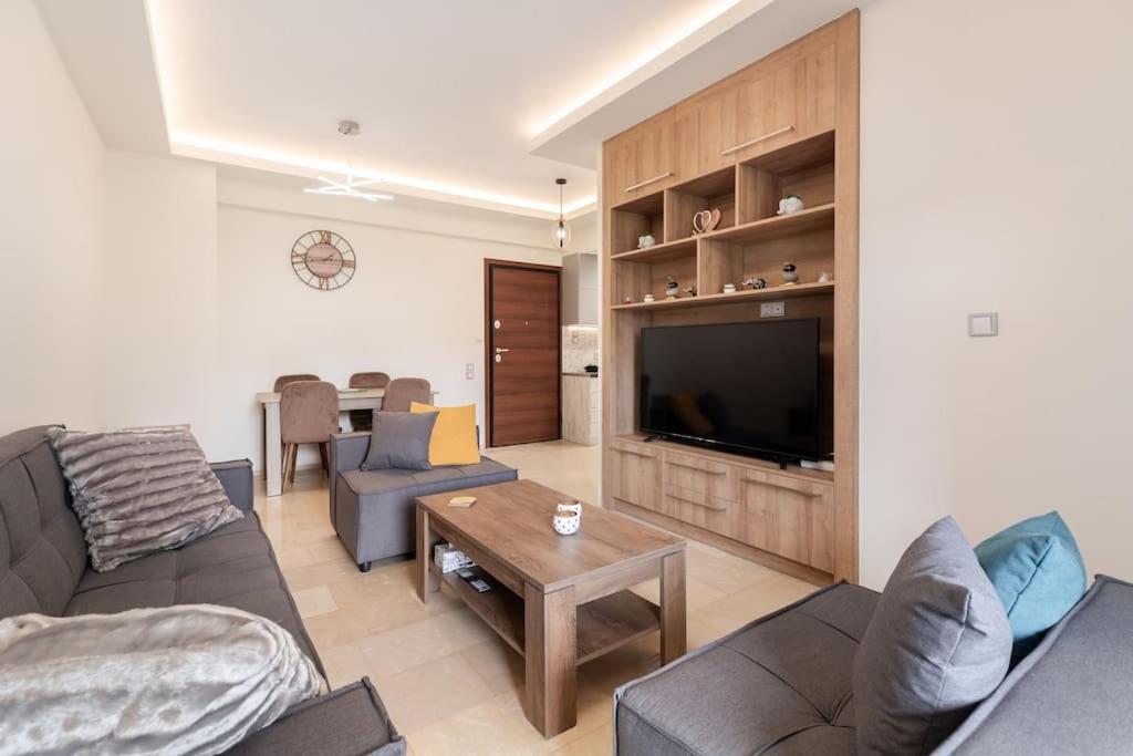 Comfy Flat Near Edem Beach By Atheniankeys ภายนอก รูปภาพ
